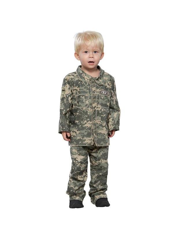 Toddler Little Soldier Army Costume-COSTUMEISH